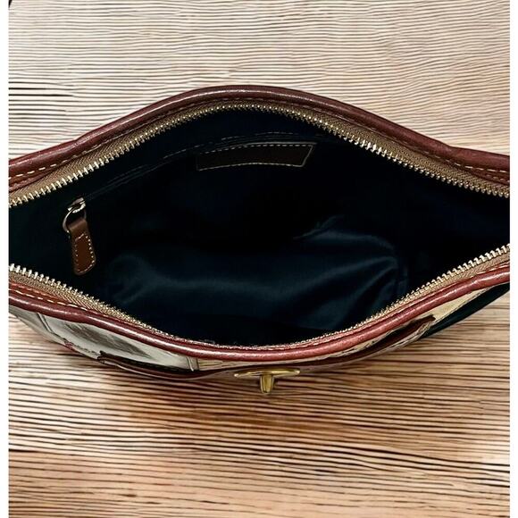 Y2K Coach 11356 Bleecker Holiday Patchwork Duffle & Wristlet - Picture 6 of 16